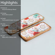 DERBY SET OF 2 TRAYS CUM PLATTERS