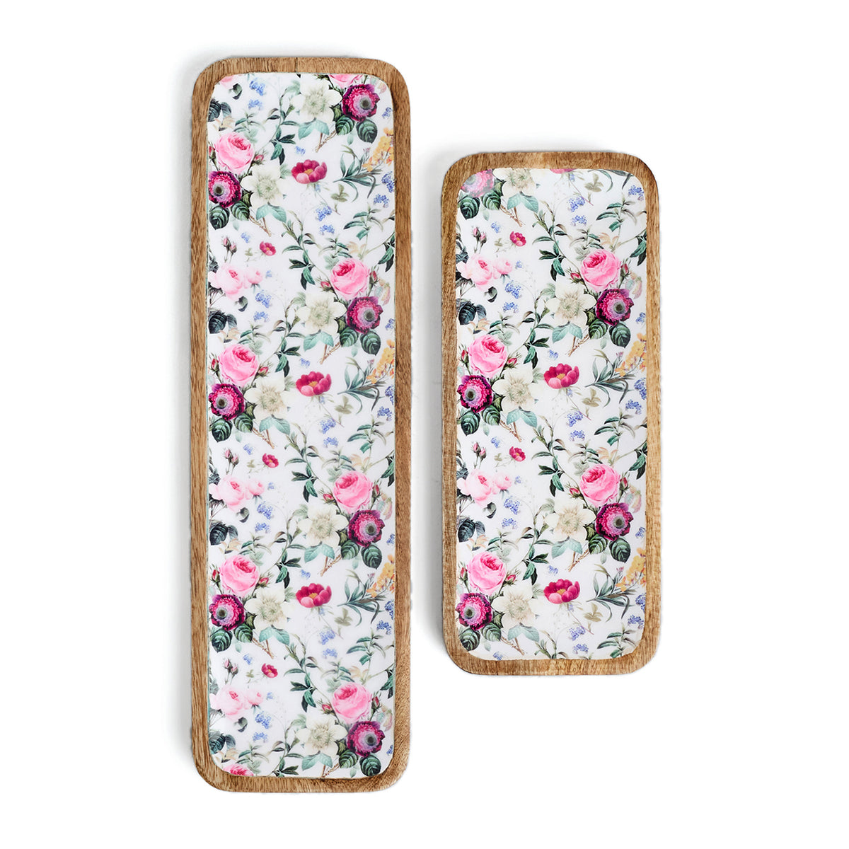 HOLLY SET OF 2 TRAYS CUM PLATTERS